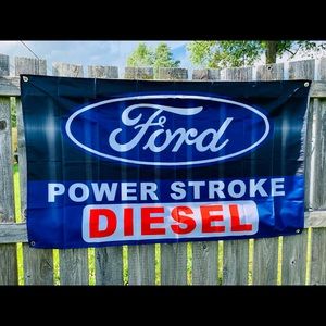 Ford  Diesel 3X5 Banner Flag 4 Grommets Easy Hanging 100D Polyester Brand New